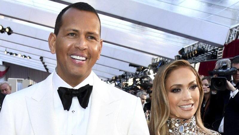 Alex Rodriguez und Jennifer Lopez bei der Oscar-Verleihung 2019. Alex Rodriguez und Jennifer Lopez bei der Oscar-Verleihung 2019.