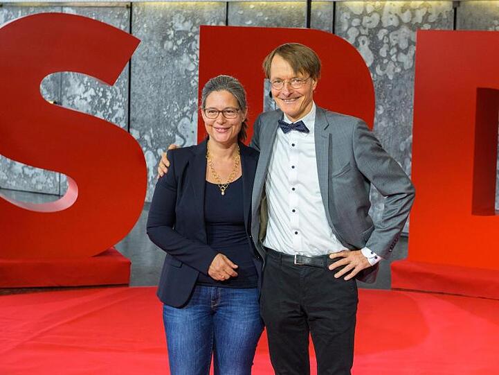Nina Scheer, Bundestagsabgeordnete, und Karl Lauterbach, Bundestagsabgeordneter.