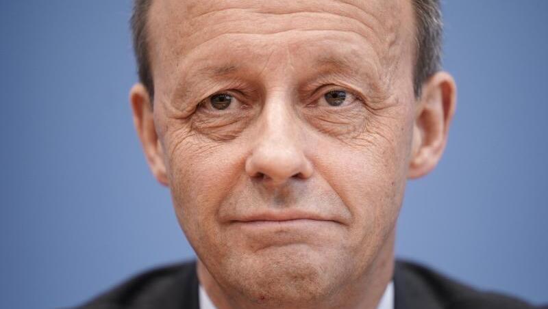 Friedrich Merz Ende Februar während einer Pressekonferenz in Berlin. Friedrich Merz Ende Februar während einer Pressekonferenz in Berlin.