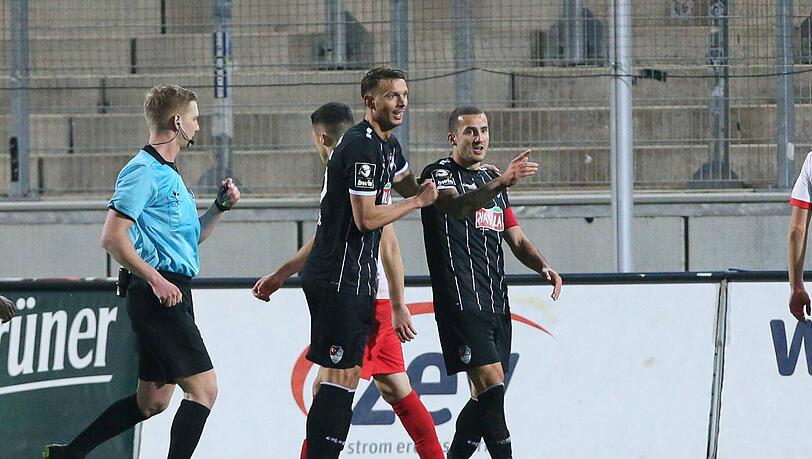 Tor- und Vorlagen-Garanten bei Türkgücü: Petar Sliskovic (l.) und Sercan Sararer.