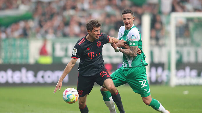 Keine Angst vor den großen Namen beim FC Bayern: Werder Bremens Kapitän Marco Friedl (re.).