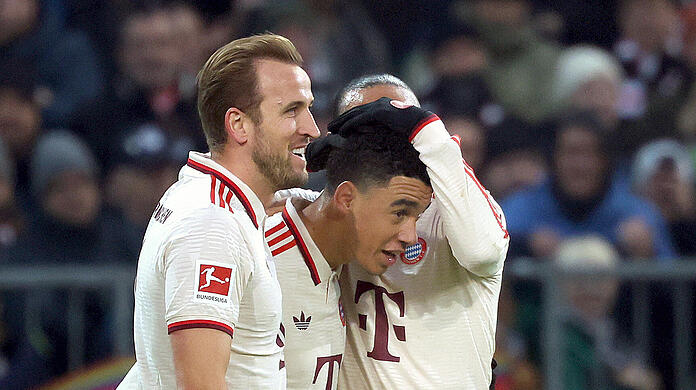 Harry Kane hat bereits eine Ausstiegsklausel in seinem Vertrag, Jamal Musiala könnte ihm folgen.