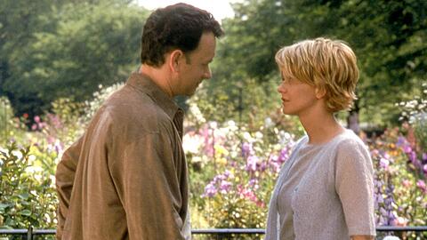Jetzt reden sie endlich auch von Angesicht zu Angesicht: Kathleen Kelly (Meg Ryan) und Joe Fox (Tom Hanks).