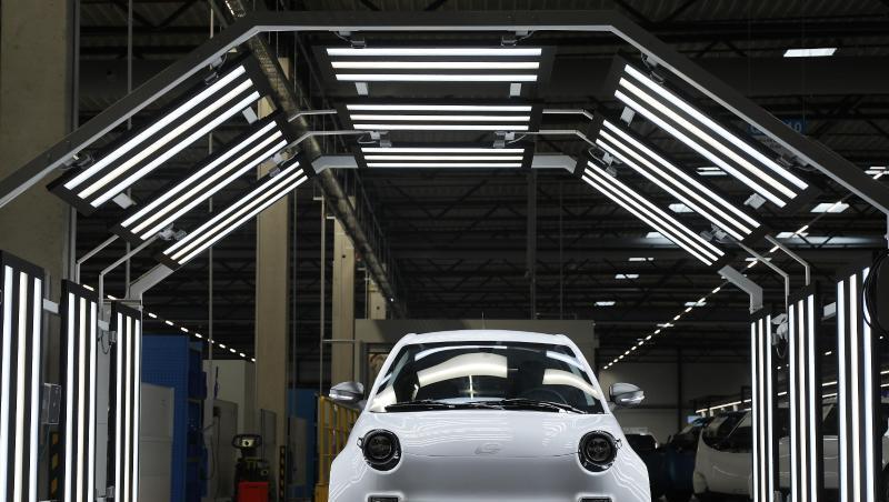 Ein Pkw des Elektroauto-Herstellers e.Go steht in der Werkshalle in der Endabnahme. Der Aachener Elektroautohersteller e.Go Mobile befindet sich in einem Insolvenzverfahren. Ein Pkw des Elektroauto-Herstellers e.Go steht in der Werkshalle in der Endabnahme. Der Aachener Elektroautohersteller e.Go Mobile befindet sich in einem Insolvenzverfahren.