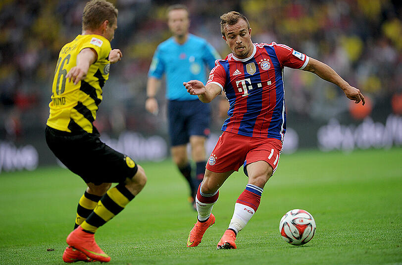 XHERDAN SHAQIRI - NOTE 5 - Quirlig, agil &ndash; aber umständlich, zu verspielt. Strotzt vor Kraft, aber nicht vor Torgefahr. Gute Schusschance (3.), ohne rechten Drive. Hat oft gute Ideen, aber die Umsetzung wirkt nicht zwingend genug.