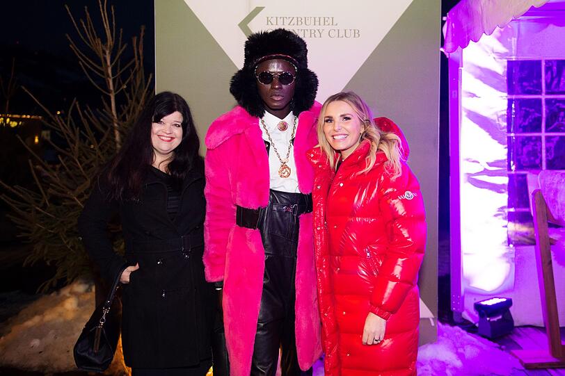 Schauspielerin Suzanne Landsfried, Topmodel Papis Loveday und Moderatorin Alessandra Geissel