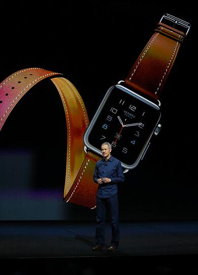 Der Facebook Messenger wird vertieft in die Apple-Uhr integriert, so dass Nachrichten direkt vom Handgelenk aus beantwortet werden können. Außerdem gibt es weitere Gehäuse-Farben und ein Modell der Apple Watch in Zusammenarbeit mit dem Luxusmodehaus Hermes.
