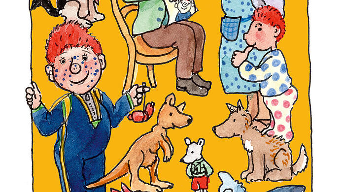 Eine Ilustration von Paul Maar.