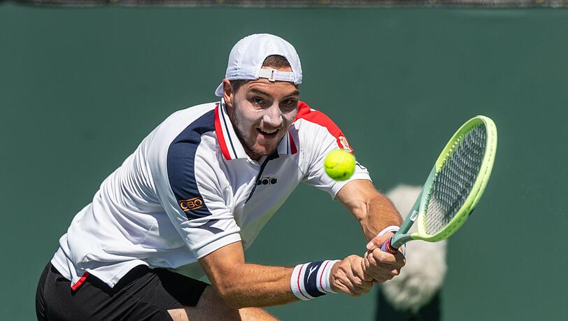 Jan-Lennard Struff in Aktion.