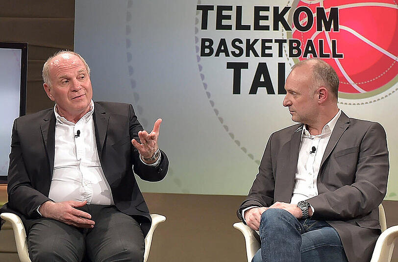 Uli Hoeneß im Gespräch mit Buschi: "Wenn ich mich entscheide, mich im November als Präsident zur Wahl zu stellen..."