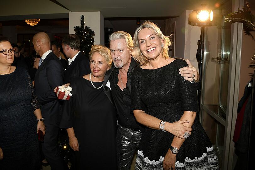 Lydia Staltner, Johnny Logan und Saskia Greipl