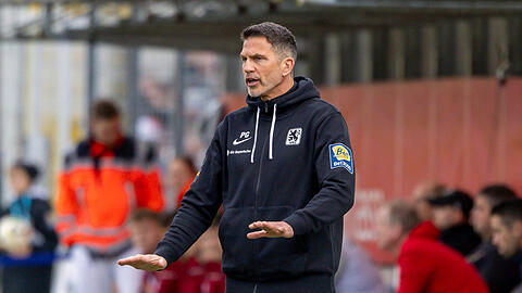 Musste sich mit einem 1:1 gegen den VfB Stuttgart II zufriedengeben: Neucoach Patrick Glöckner.