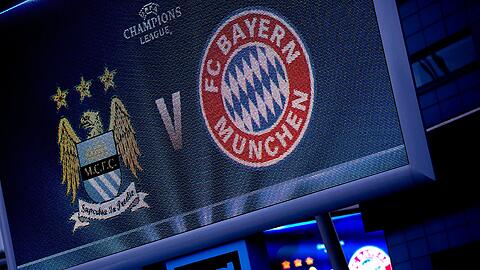 Mögliche Gegner im Halbfinale der Champions League: Manchester City und der FC Bayern.