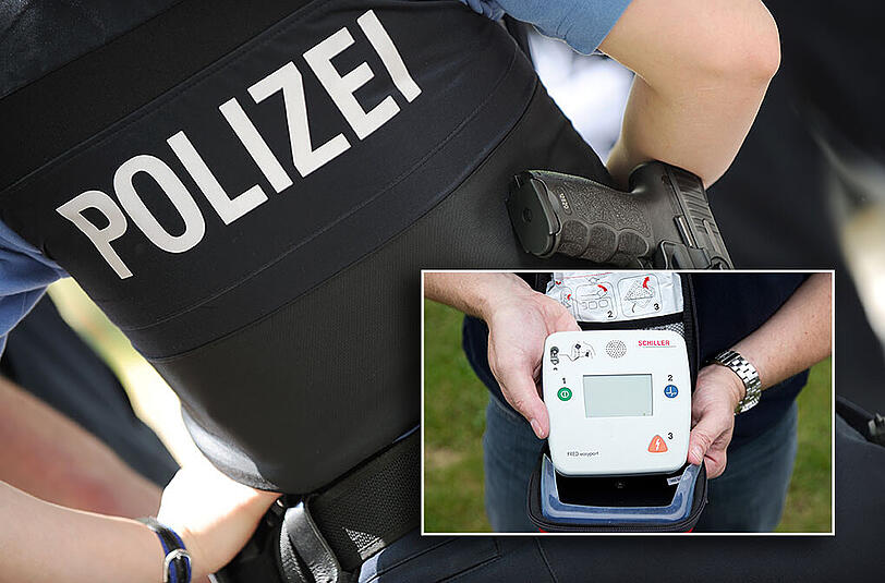 Polizeibeamte reanimierten eine 84-jährige Frau, die auf der Straße, ohne Fremdeinwirkung, zusammenbrach.