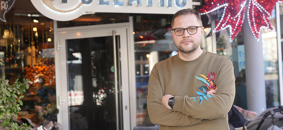 Als Caf&eacute;-Betreiber Andreas Vollath den Einbruch bemerkte, war er zun&auml;chst schockiert.