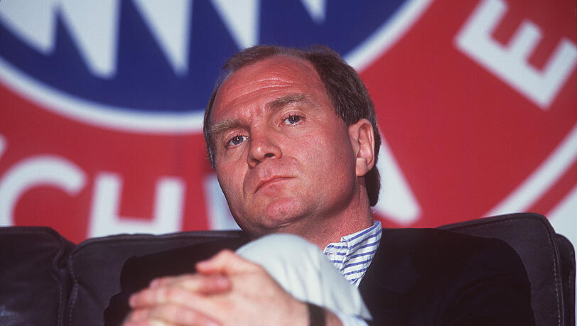 Erfand nach einer Niederlage 2002 wutentbrannt den Namen Scampi-Bayern: Bayerns damaliger Manager Uli Hoene&szlig;.