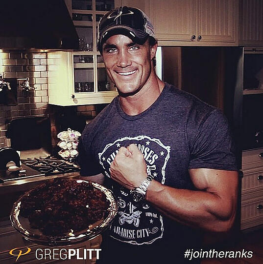 Der Fitness-Guru Greg Plitt in Aktion.