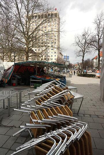 Sturm Niklas wütet in München. Die Bilder.