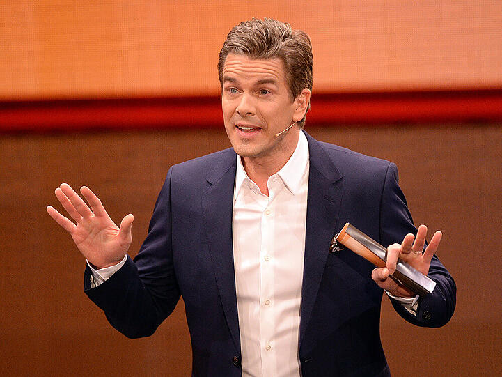 Markus Lanz bei der "Wetten, dass.."-Ausgabe in Düsseldorf