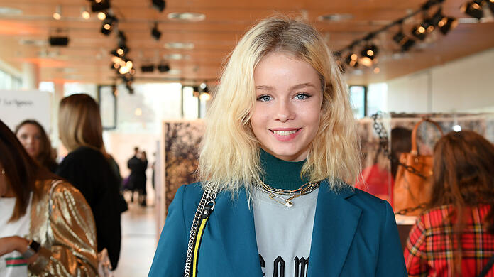 Zoe Saip bei der Berlin Fashion Week im Januar 2020.