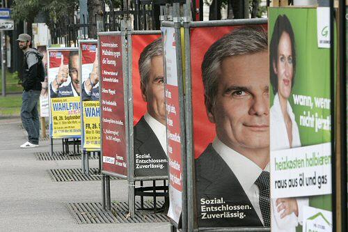 Die Partei kämpften bis zuletzt um Wählerstimmen
