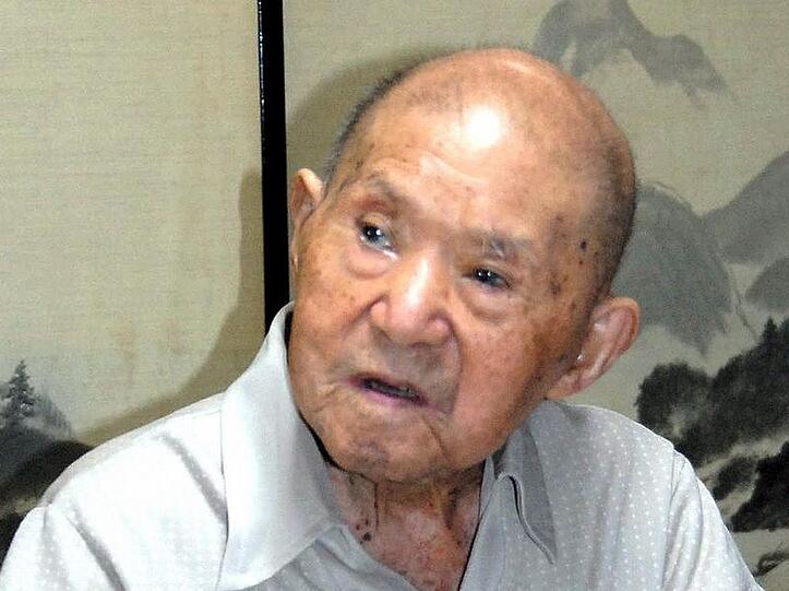 Der älteste Mann der Welt ist tot. Tomoji Tanabe wurde 113. (Archivbild vom September 2007)