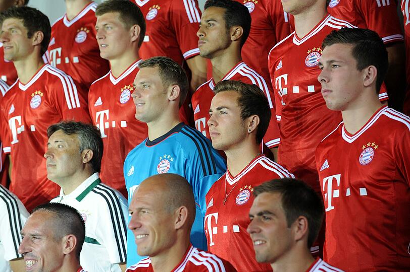 Weitere Fotos vom Bayern-Foto-Shooting.