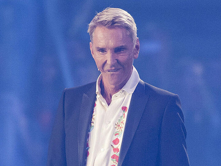 Wolfgang Joop beim Finale von "Germany's next Topmodel" 2015 in der SAP Arena in Mannheim