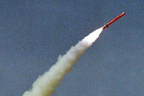 Abschuss einer Rakete
