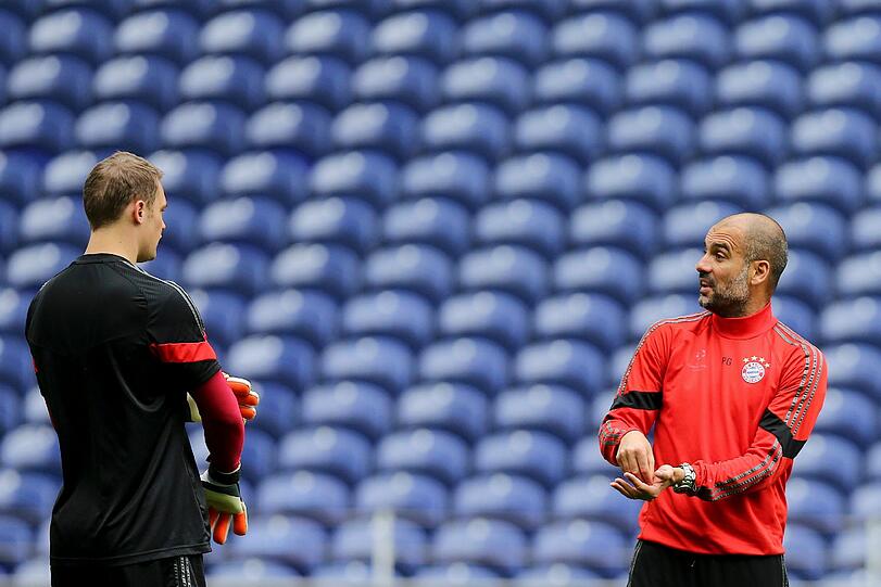 Die Bilder vom Abschlusstraining der Bayern!