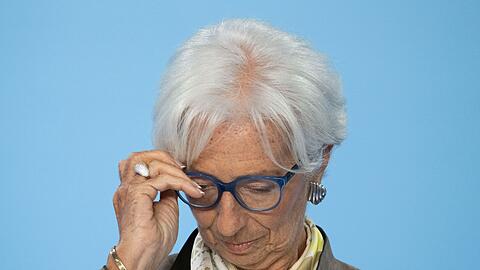 Hält am Leitzins von 2,0 Prozent fest: EZB-Präsidentin Christine Lagarde.