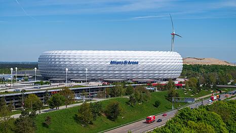 Die Allianz Arena von au&szlig;en. (Archivbild)