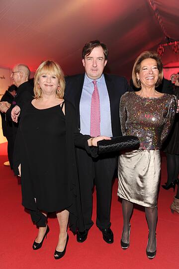 Patricia Riekel, Sebastian Graf von Bassewitz und Marie Waldburg feierten auch mit.