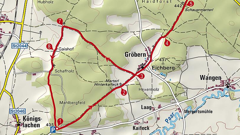 Die Tour-Route Die Tour-Route