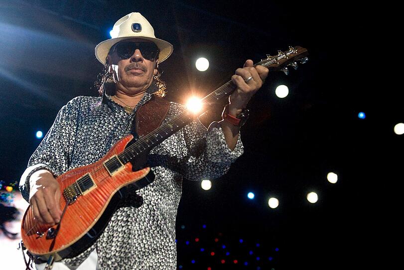 Woodstock, Rock&rsquo;n&rsquo;Roll-Hall of Fame, acht Grammys für &bdquo;Supernatural&ldquo;: Ausnahmemusiker Santana spielt am 4. Juli ein ausverkauftes Konzert auf dem Tollwood.