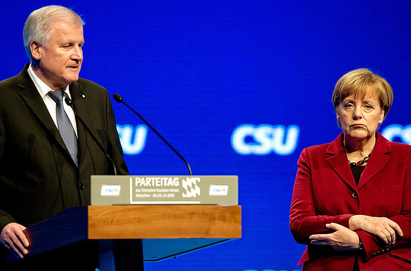 Horst Seehofer und Angela Merkel - eine schwierige Beziehung.