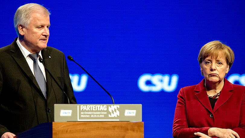 Horst Seehofer und Angela Merkel - eine schwierige Beziehung. Horst Seehofer und Angela Merkel - eine schwierige Beziehung.