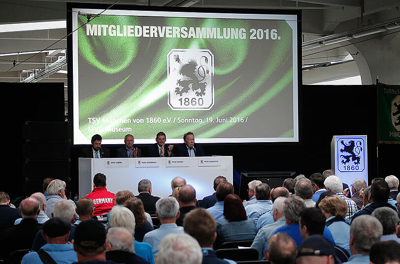 Mitgliederversammlung 2016 des TSV 1860 München