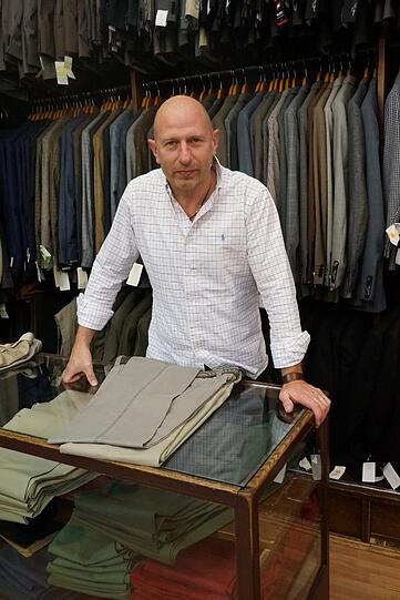 Rudolf Kampfhammer ist Herrenausstatter aus Leidenschaft.