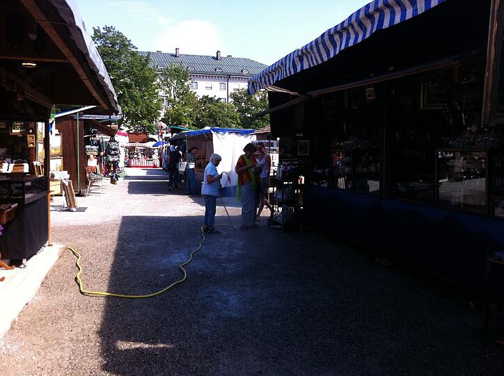 Saharahitze in den Gassen.
