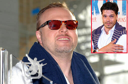 Schwerer Unfall bei den Proben zu Stefan Raabs "TV Turmspringen Total". Schauspieler Stephen Dürr (kleines Bild) kam auf die Intensivstation.