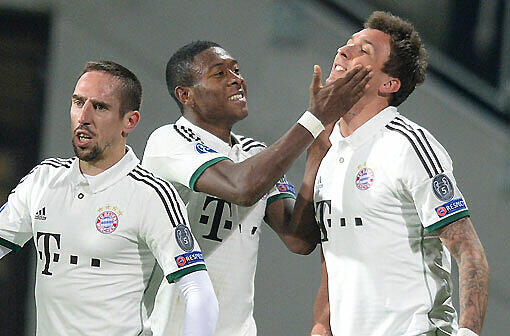 Die besten Bilder zum 1:0-Sieg des FC Bayern München bei Viktoria Pilsen.