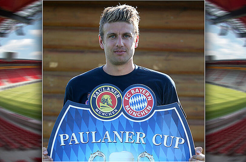 Peter Mair - Note 1: Der Österreicher erzielte den umjubelten Treffer der Paulaner Traumelf im Alleingang. Sein Freistoß traf einen Bayern-Spieler an der Hand. Den folgerichtigen Elfmeter verwandelte der 28-Jährige sicher.