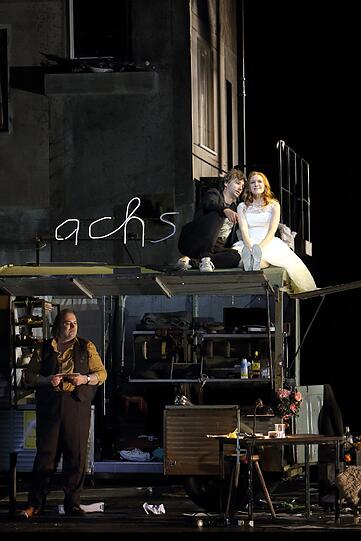 Richard Wagners "Die Meistersinger von Nürnberg" in der Inszenierung von David Bösch im Nationaltheater.