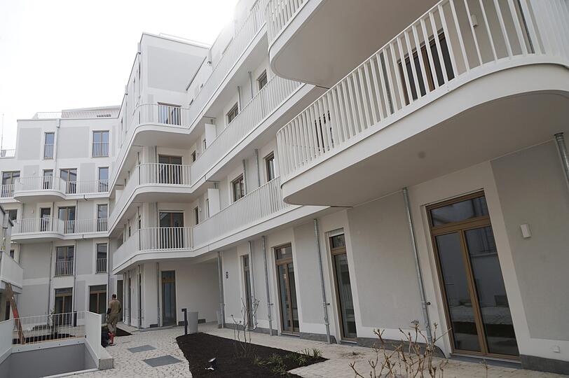 Helle Farben, Balkone, große Fenster, Dachterrassen: Die Wohnungen sind fast alle verkauft.