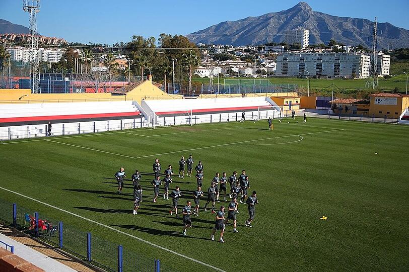 Der TSV 1860 im Trainingslager in Marbella.