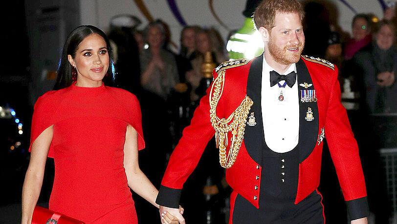Prinz Harry und Herzogin Meghan beim Mountbatten Festival of Music in London Prinz Harry und Herzogin Meghan beim Mountbatten Festival of Music in London