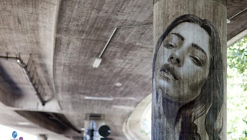 Ein wahres Kunstwerk unter der Candidbrücke. Eintritt: gratis!