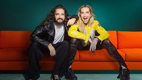 Bringen mit dem ZDF "Wetten, dass..?" zur&uuml;ck: Bill (r.) und Tom Kaulitz.