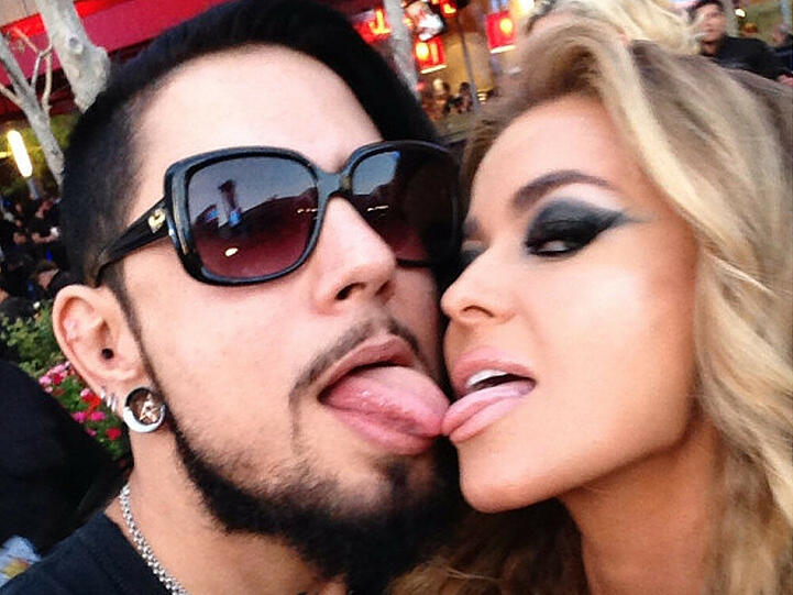 Dave Navarro und Carmen Electra